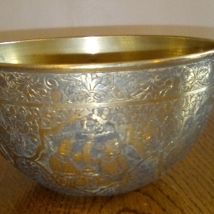 19th C. Indian Brass Bowl