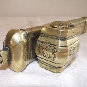 Antique Qualamdan, an Islamic Scribe Case and Inkwell
